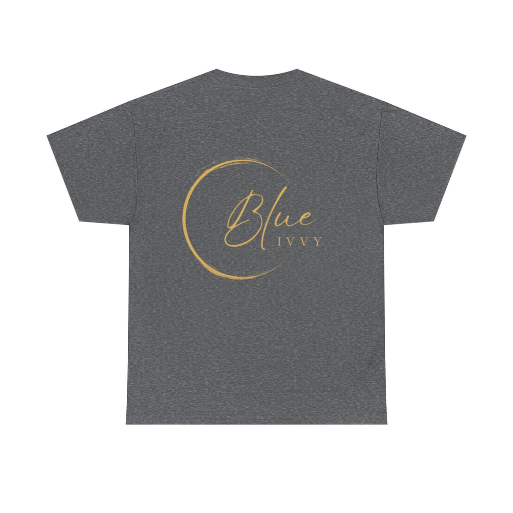 'Blue Ivvy' in Gold Tee