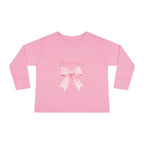 Pink Checkered Bow Long Sleeve