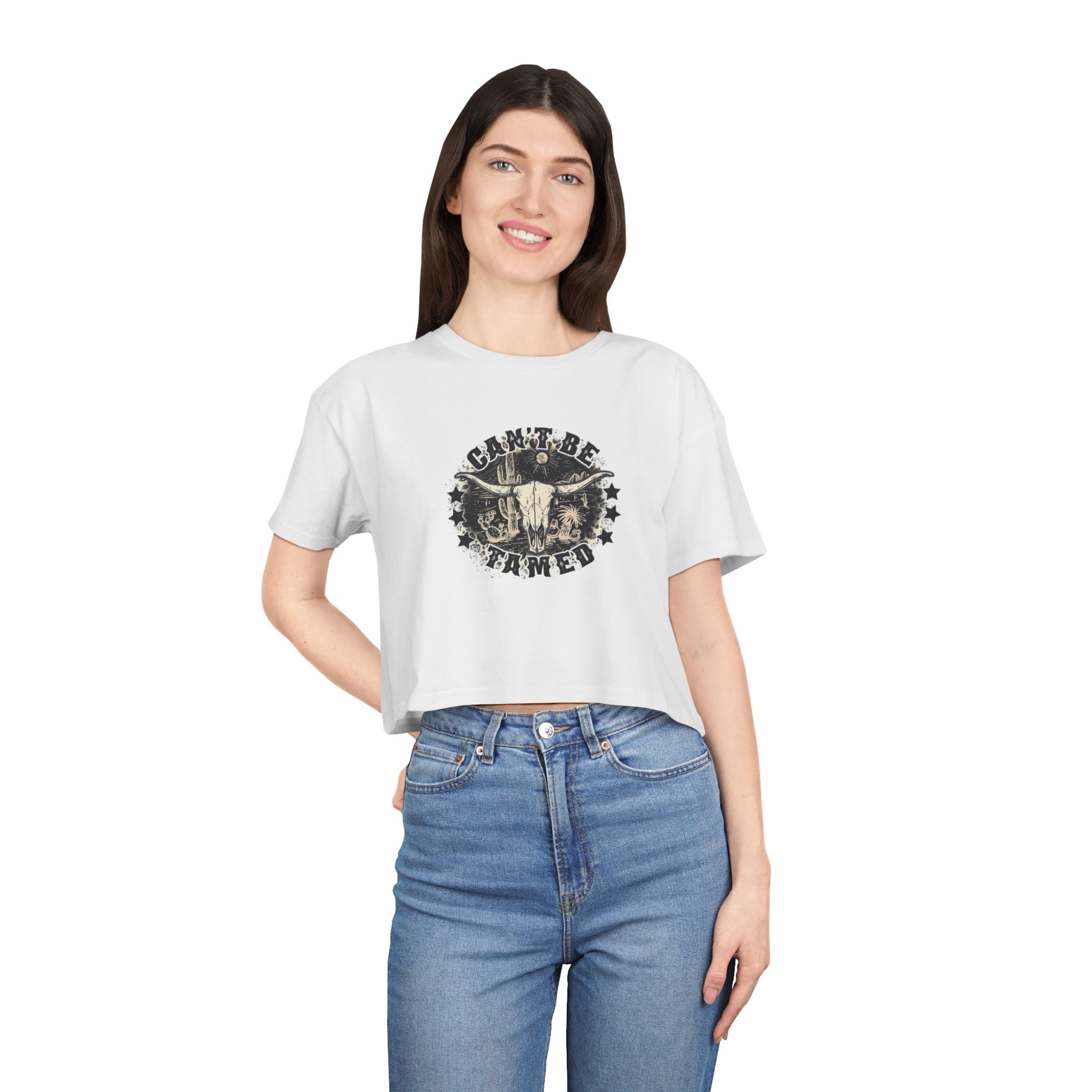 Can't Be Tamed Crop Tee