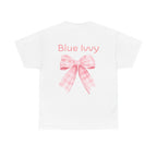 Checkered Bow Cotton Tee