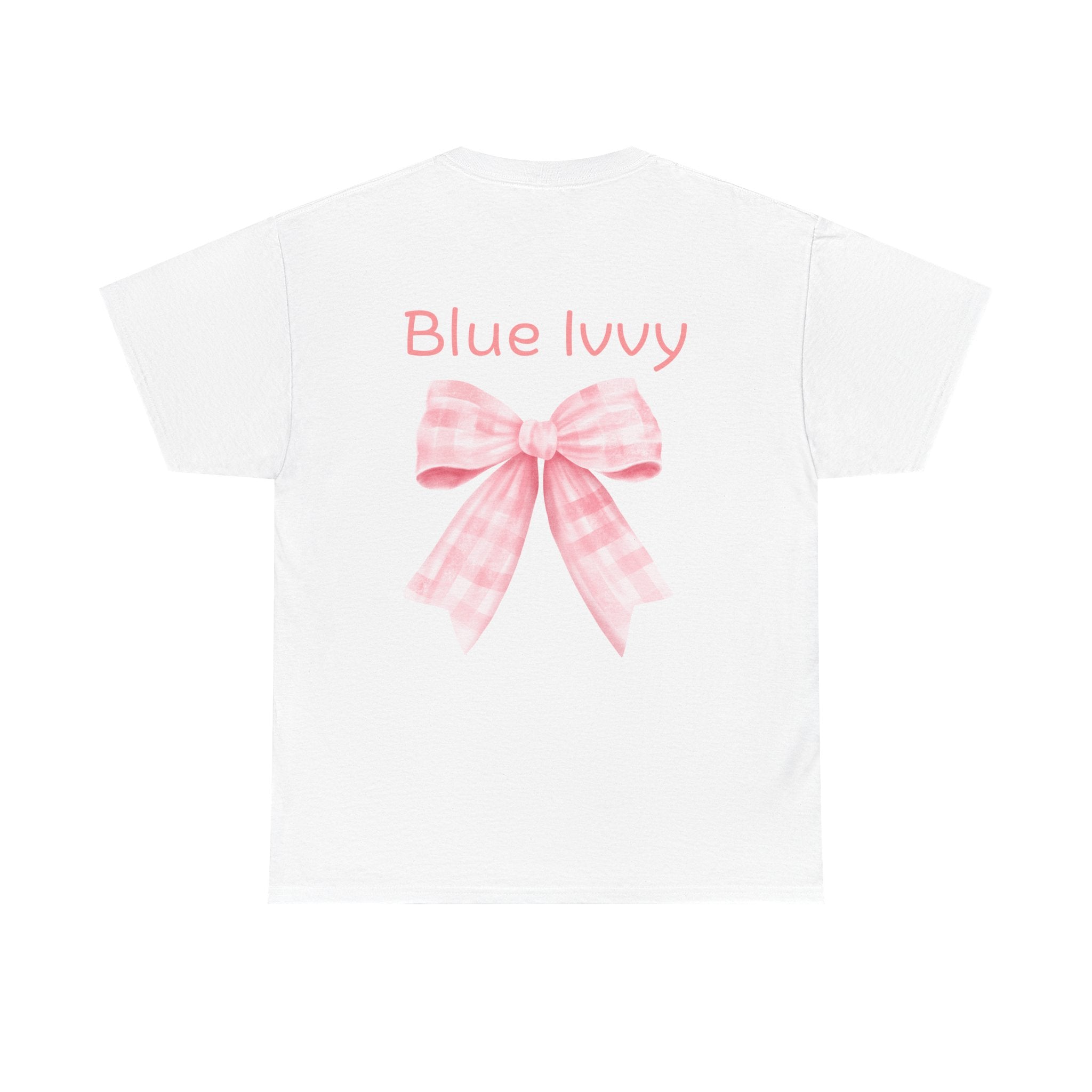 Checkered Bow Cotton Tee
