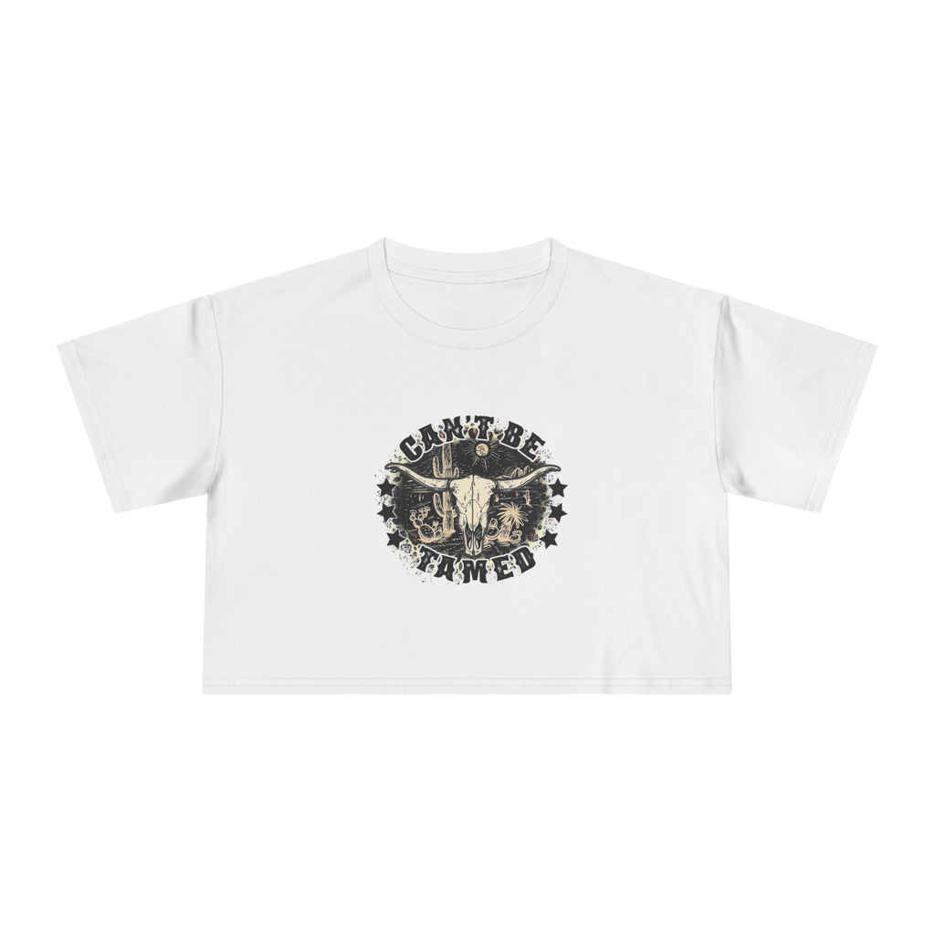 Can't Be Tamed Crop Tee