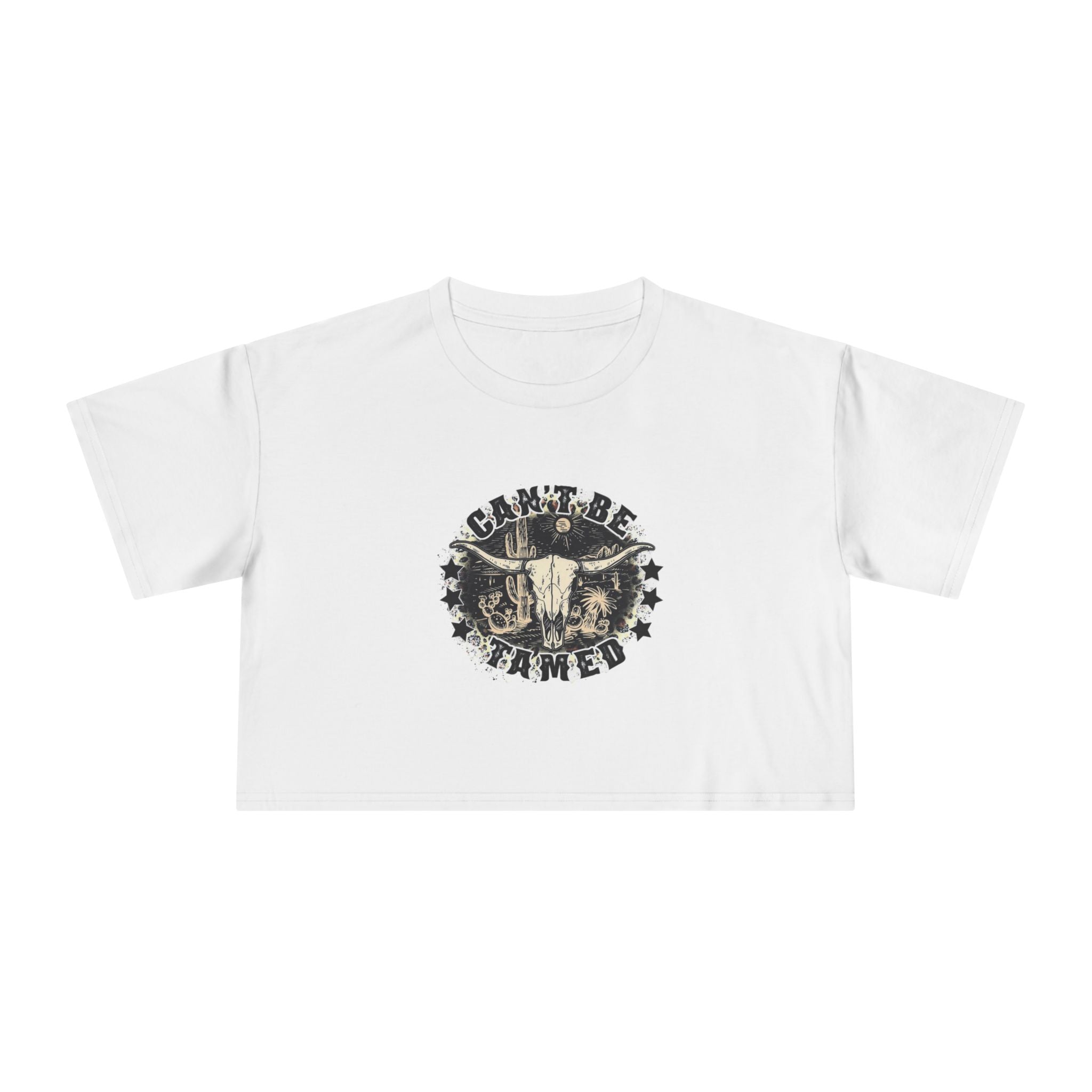 Can't Be Tamed Crop Tee