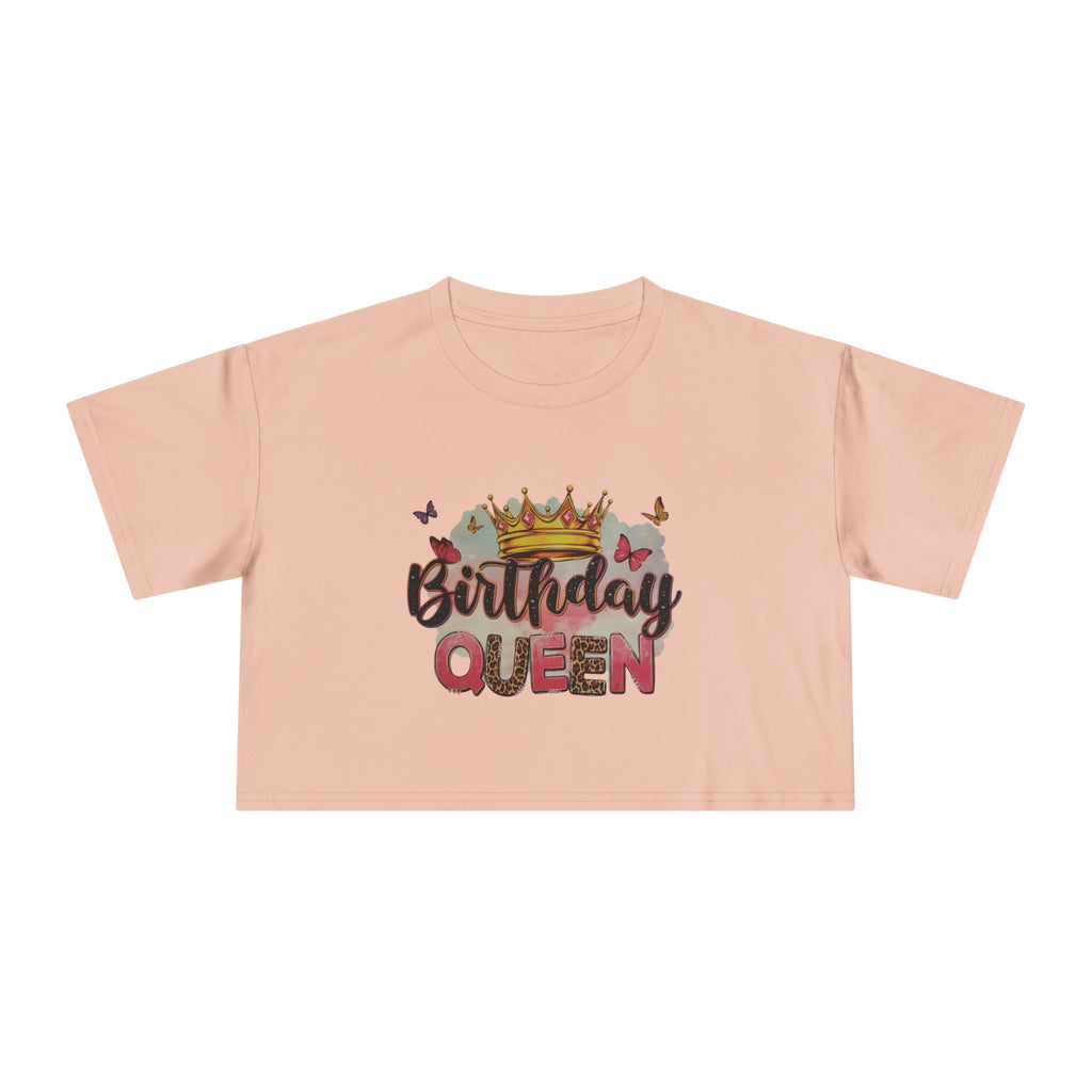 Birthday Queen Crop Tee
