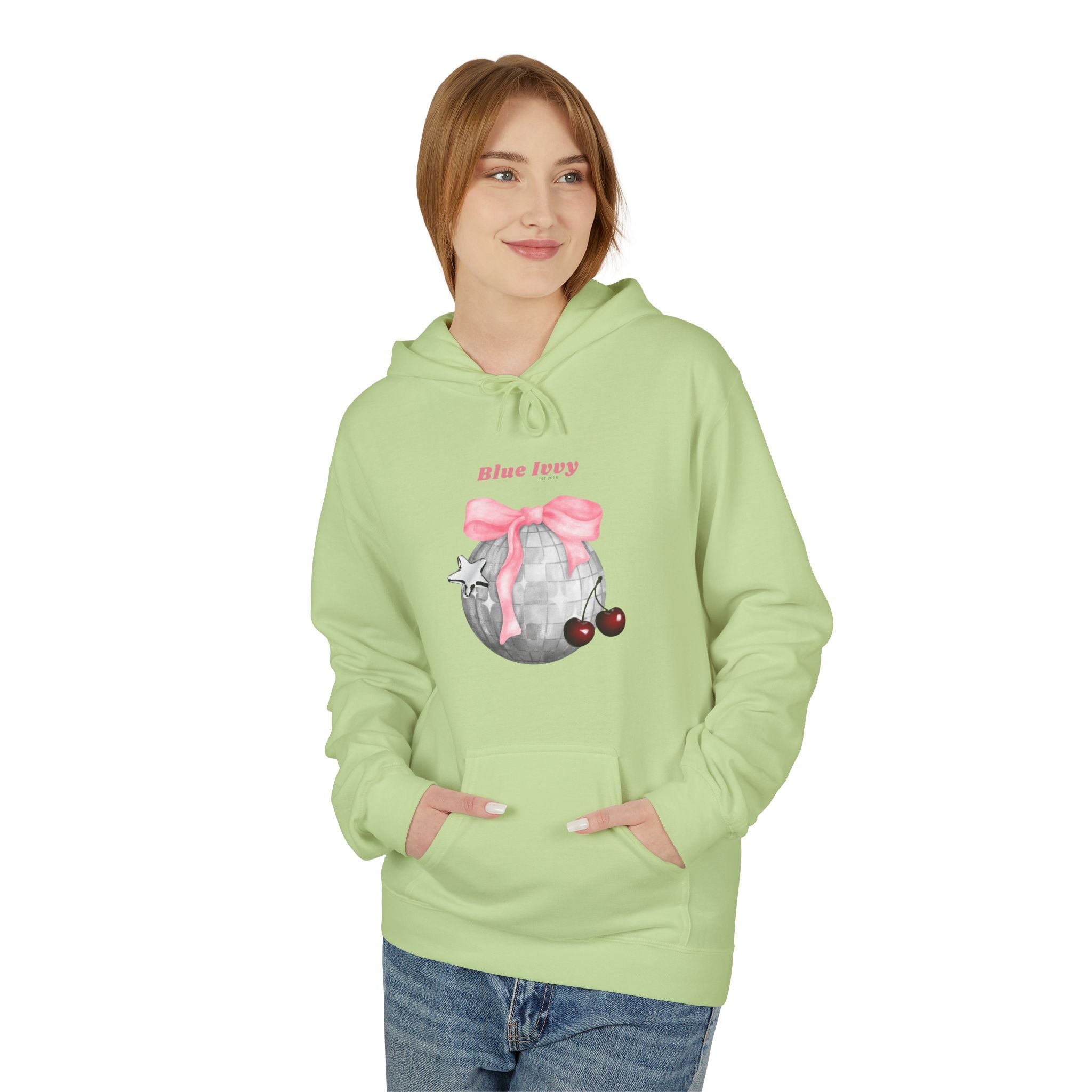 Disco Ball Fleece Hoodie