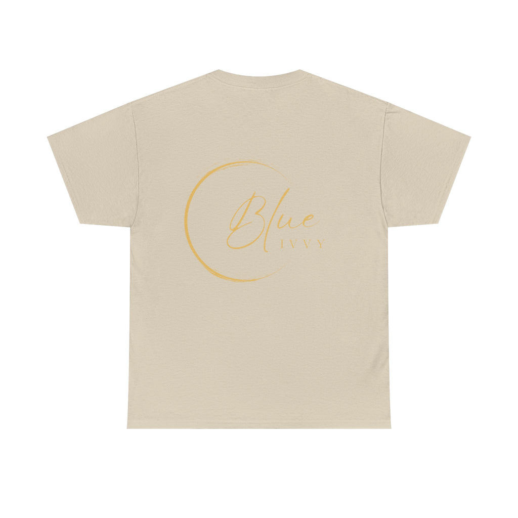 'Blue Ivvy' in Gold Tee