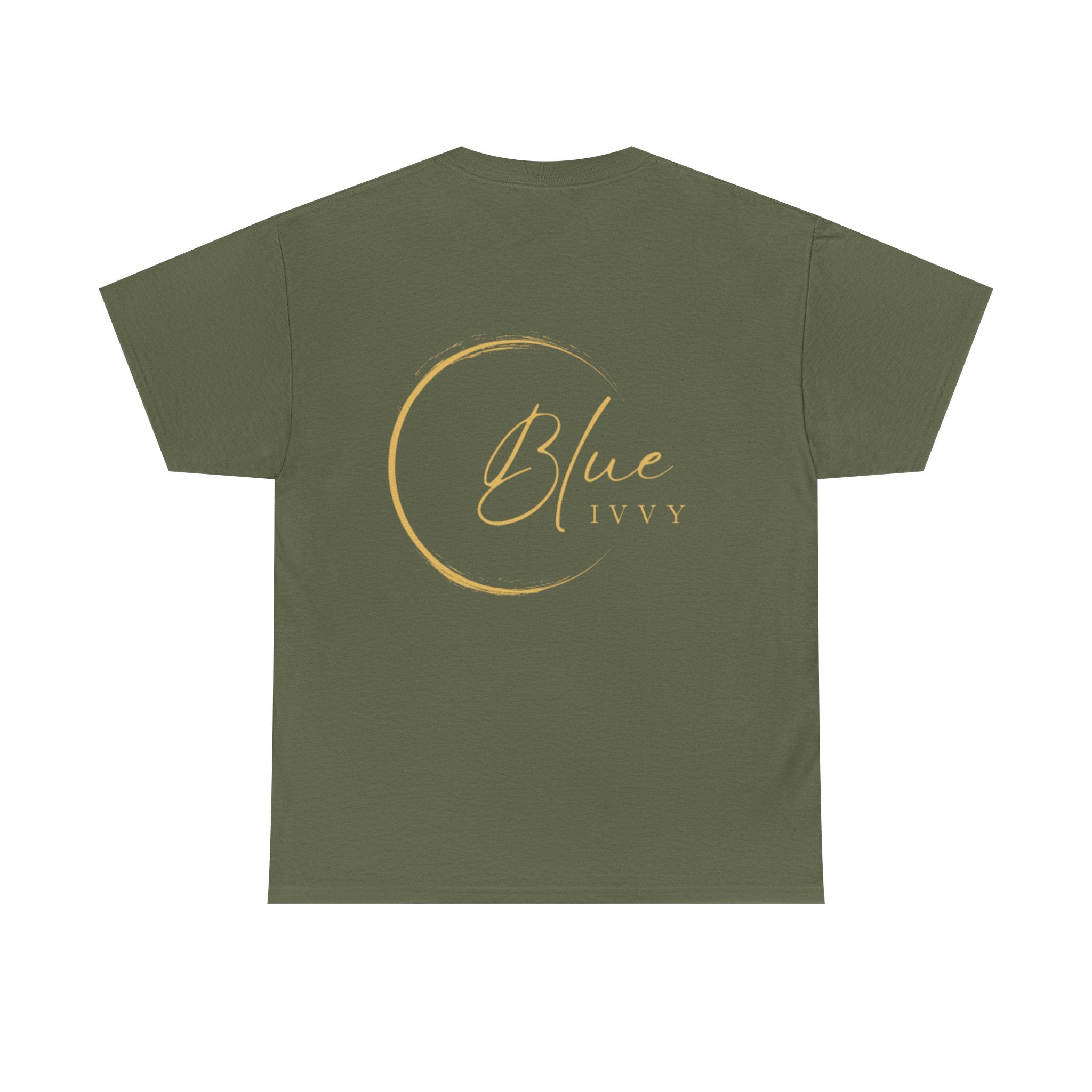 'Blue Ivvy' in Gold Tee