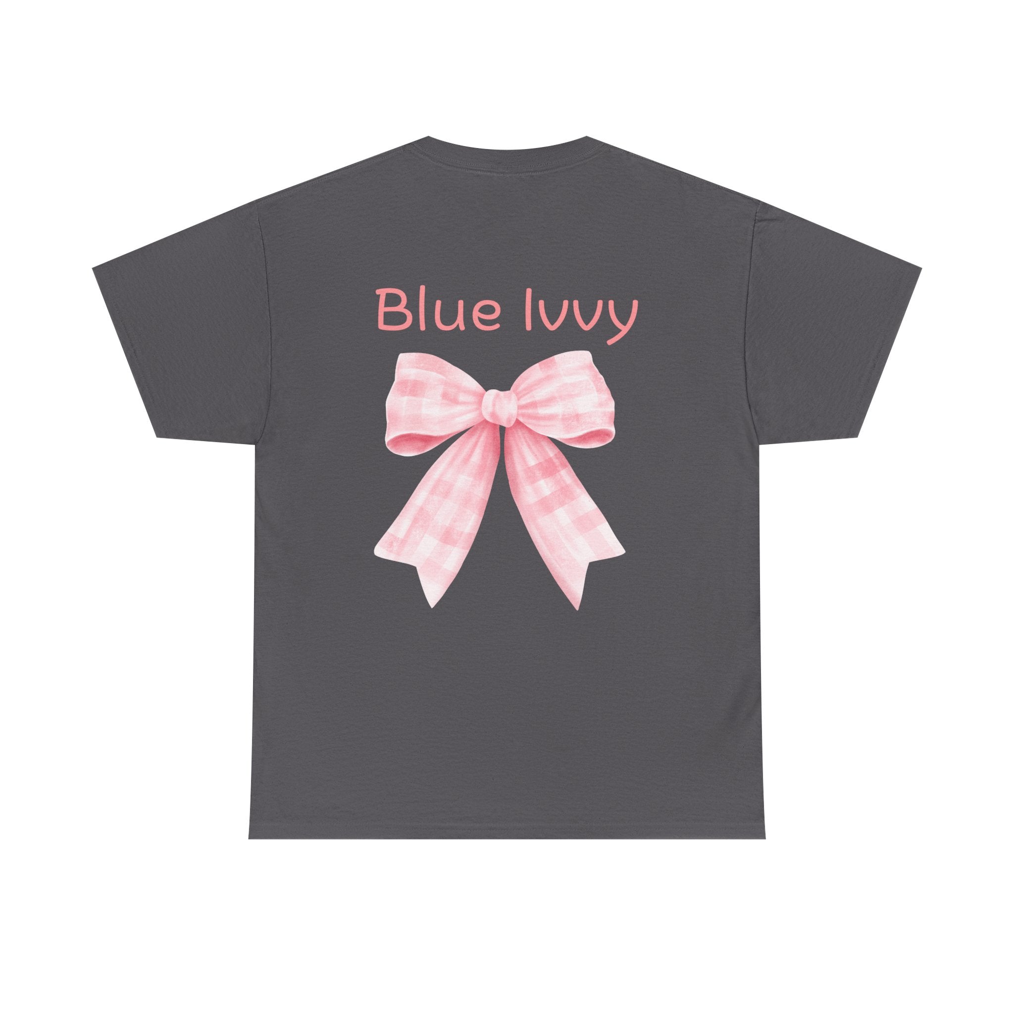 Checkered Bow Cotton Tee