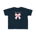 Blue Ivvy Checkered Bow Tee