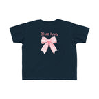 Blue Ivvy Checkered Bow Tee
