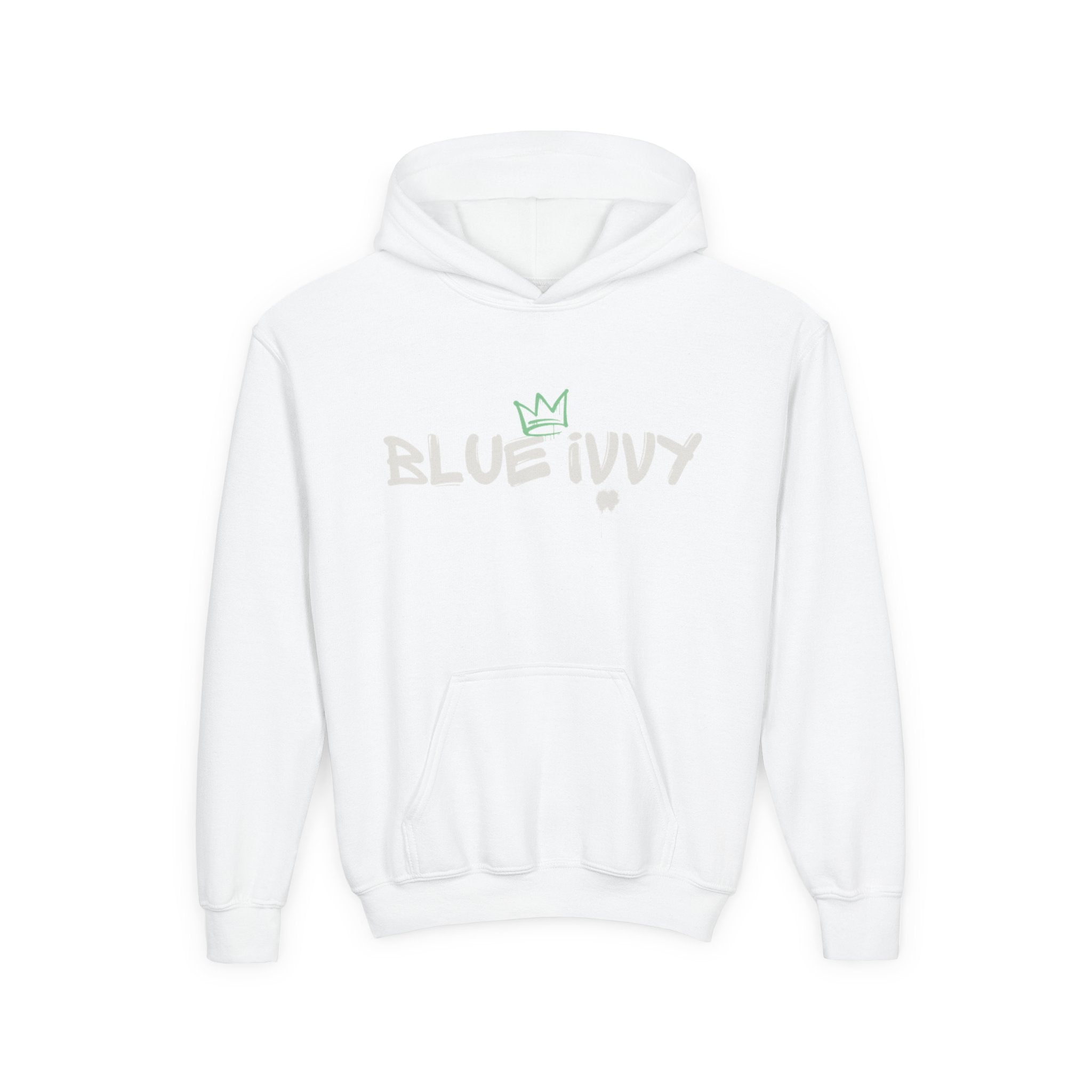 'Blue Ivvy' Crown  Youth Hooded Sweatshirt