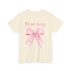 Checkered Bow Cotton Tee
