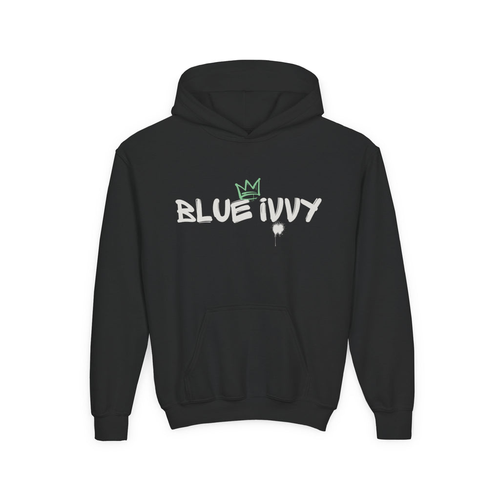 'Blue Ivvy' Crown  Youth Hooded Sweatshirt