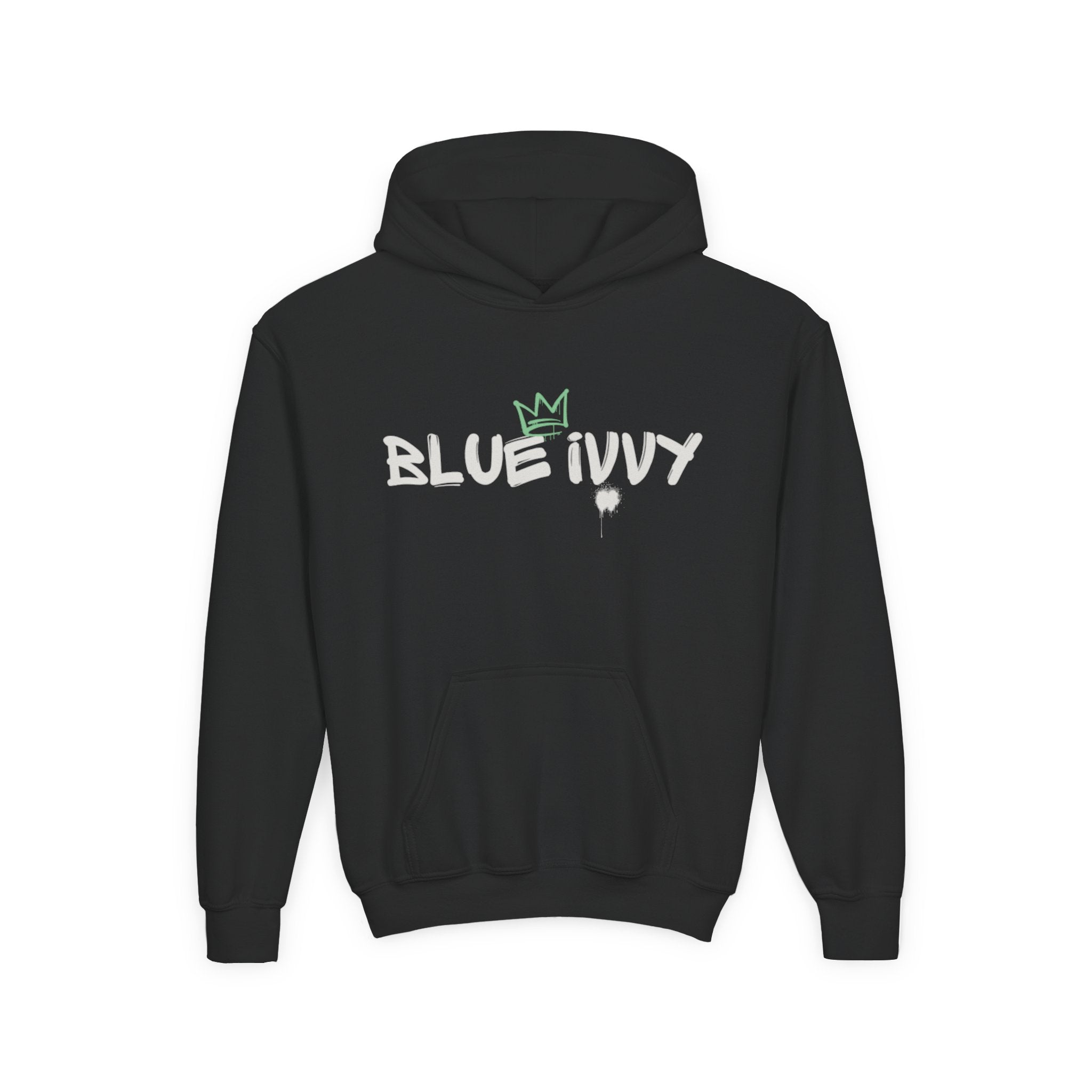 'Blue Ivvy' Crown  Youth Hooded Sweatshirt