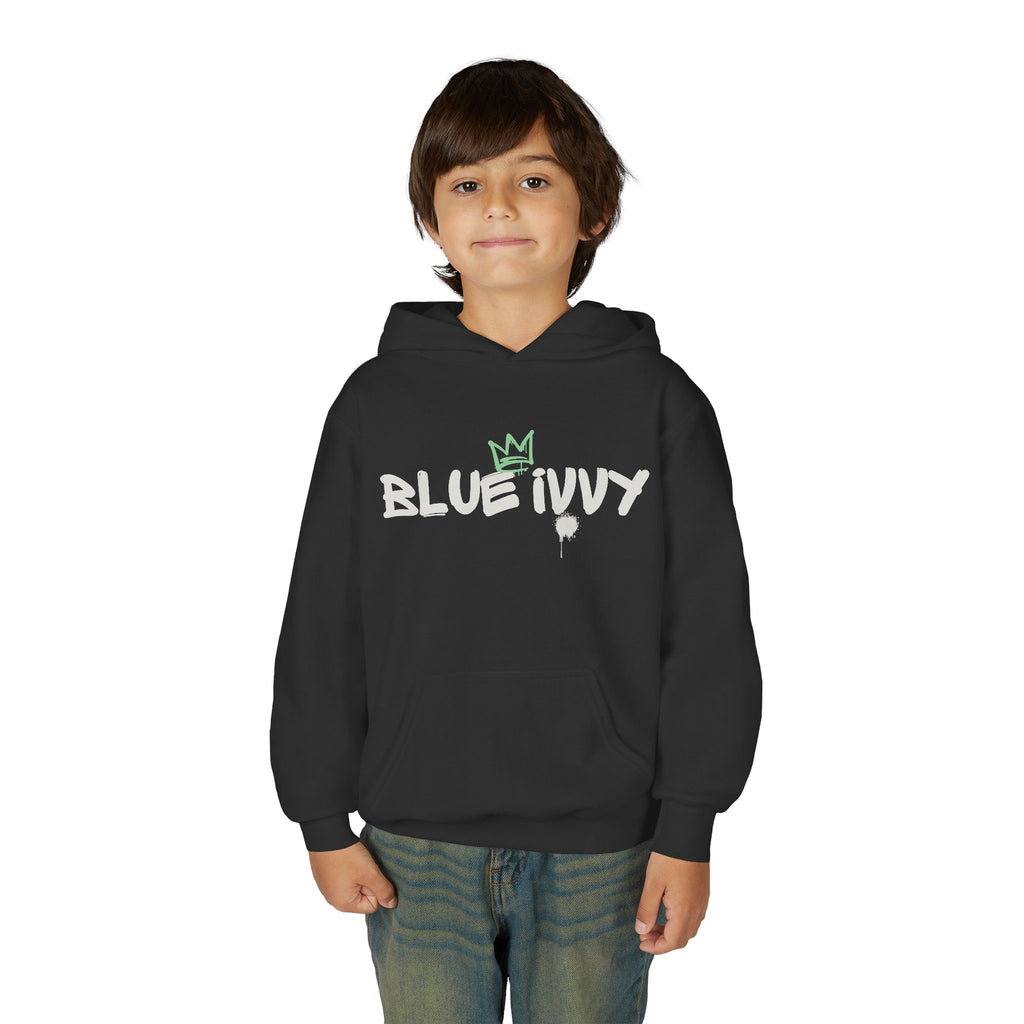 'Blue Ivvy' Crown  Youth Hooded Sweatshirt