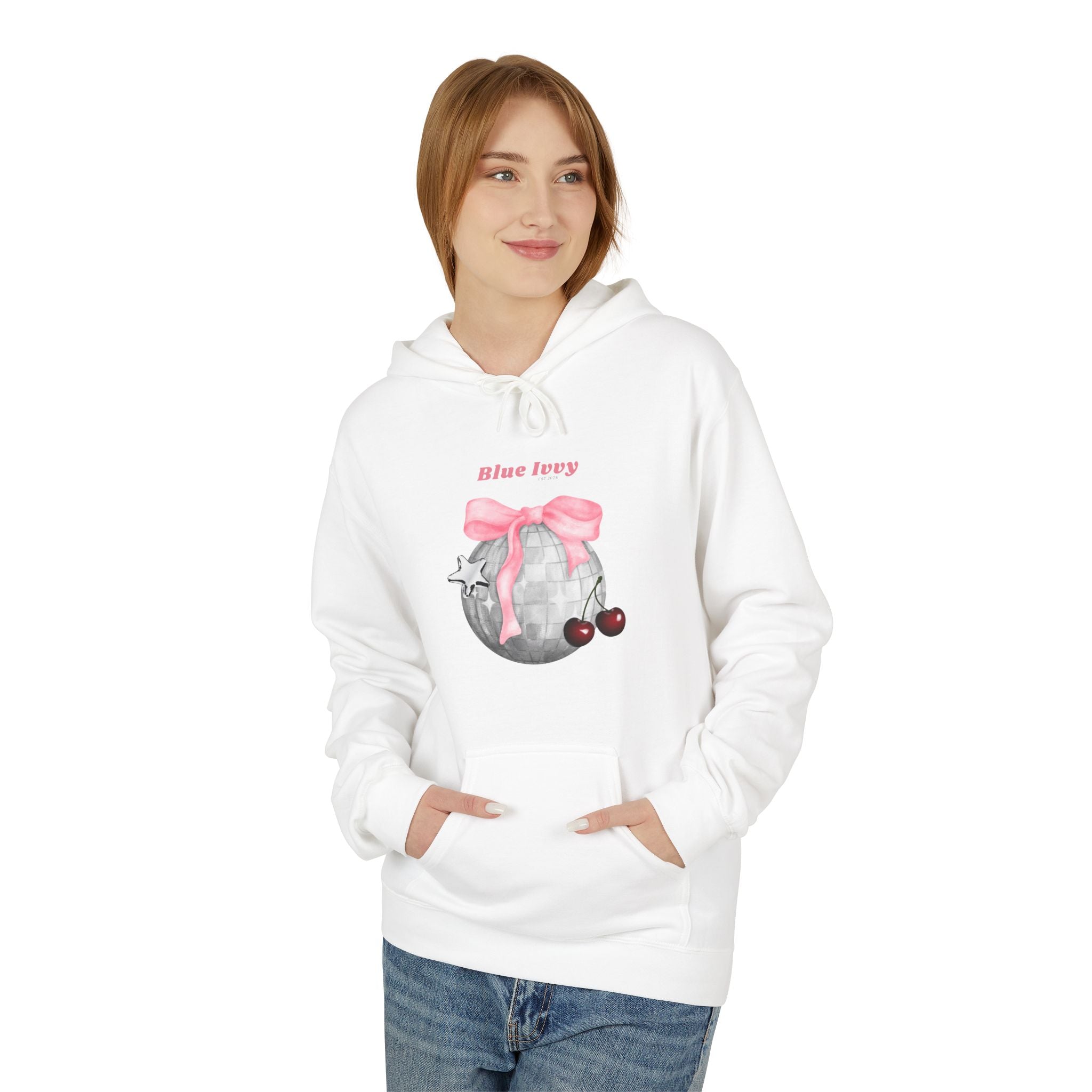 Disco Ball Fleece Hoodie