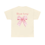 Checkered Bow Cotton Tee