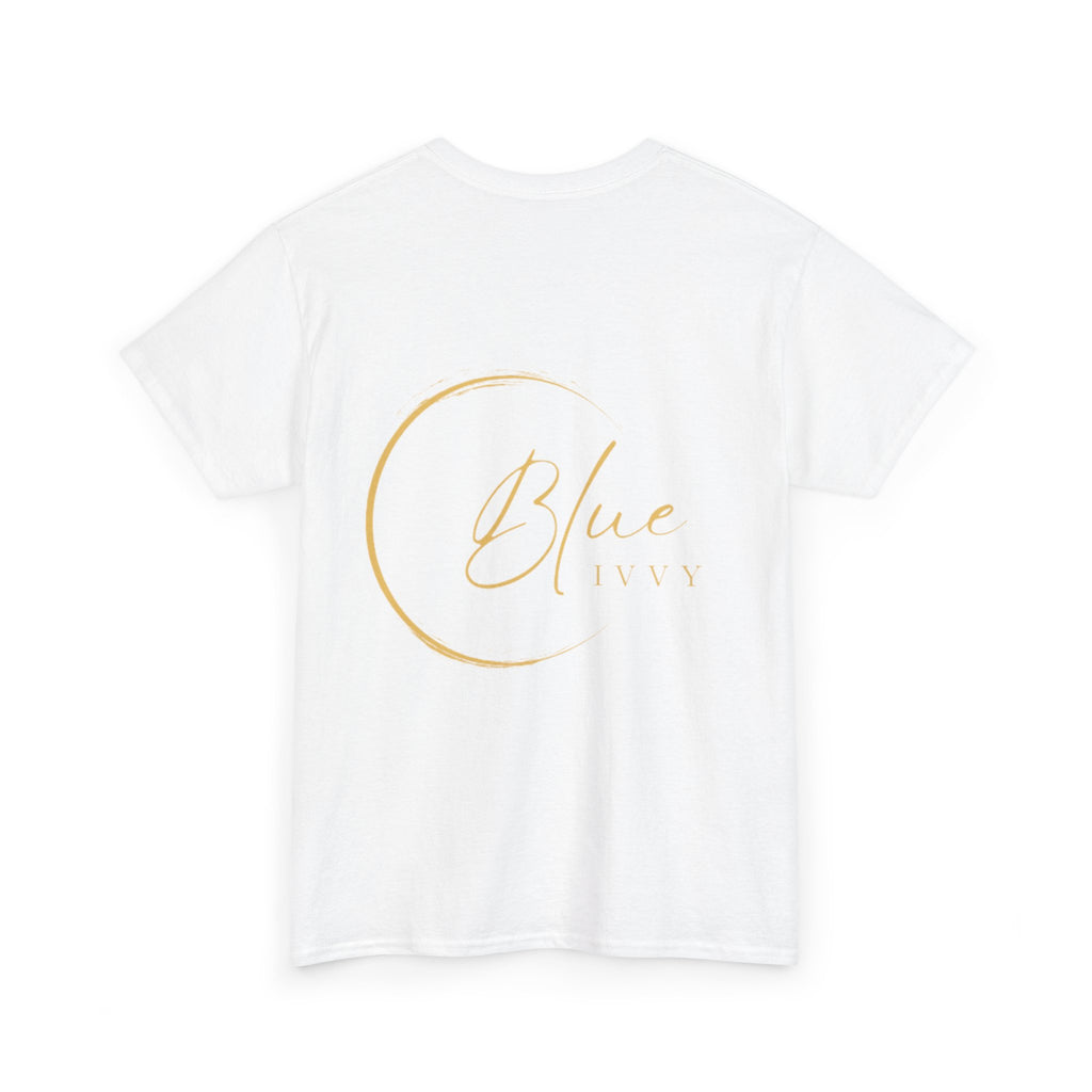 'Blue Ivvy' in Gold Tee
