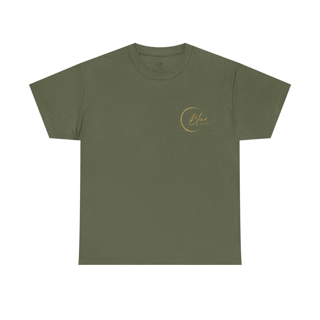 'Blue Ivvy' in Gold Tee