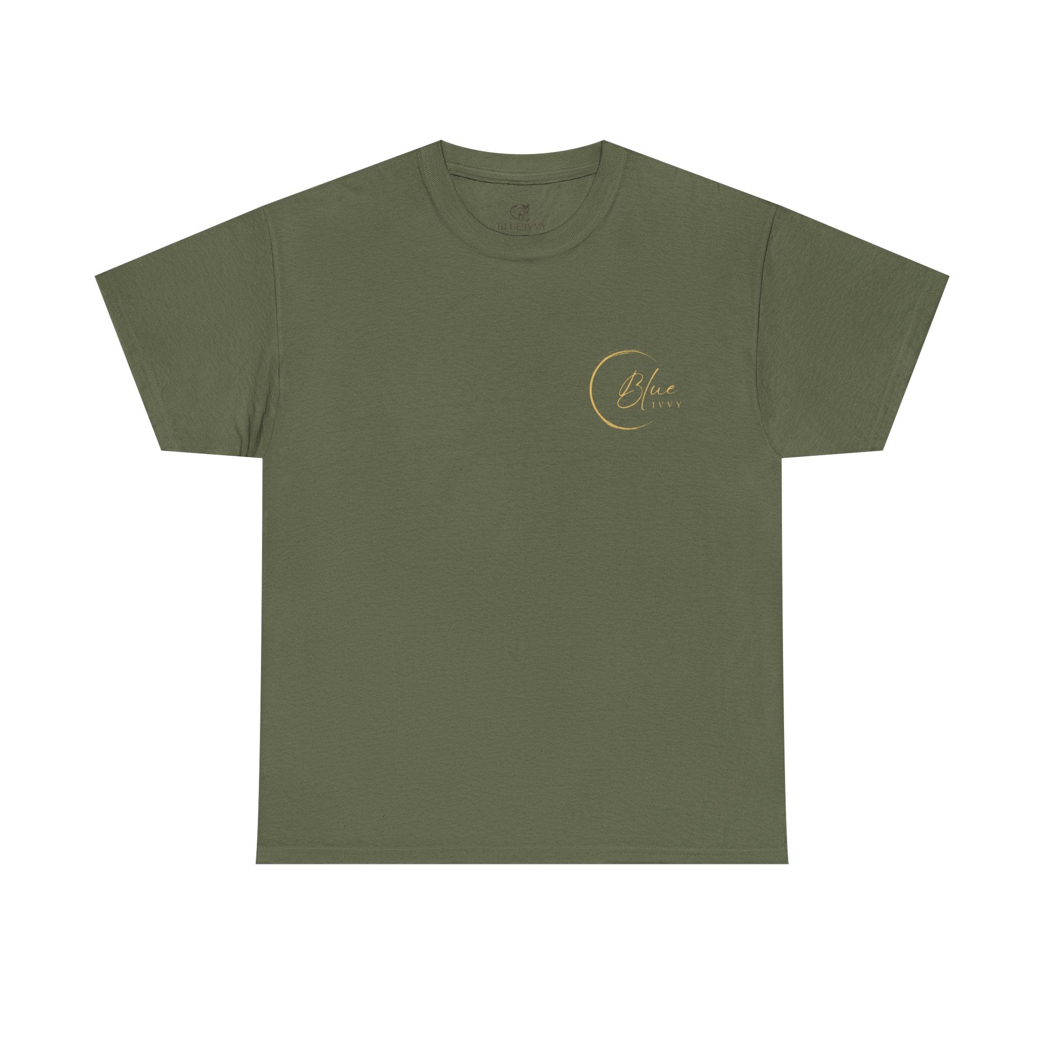 'Blue Ivvy' in Gold Tee