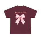 Checkered Bow Cotton Tee