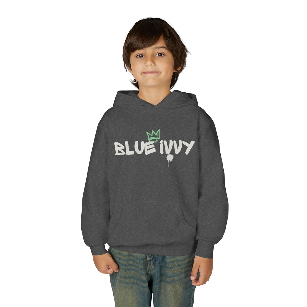 'Blue Ivvy' Crown  Youth Hooded Sweatshirt