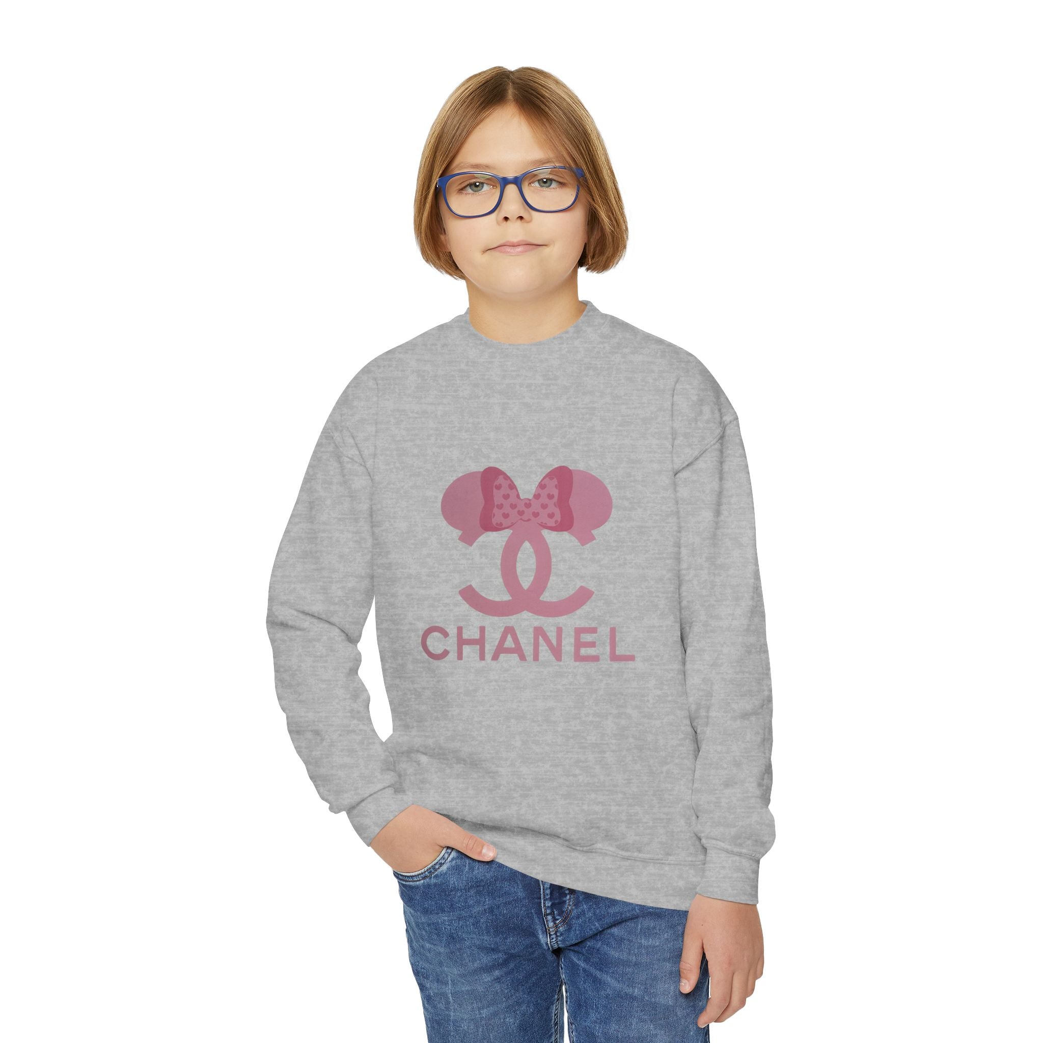 Youth Minnie Mouse Chanel Sweatshirt