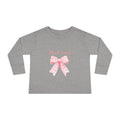 Pink Checkered Bow Long Sleeve
