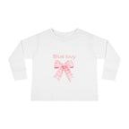 Pink Checkered Bow Long Sleeve