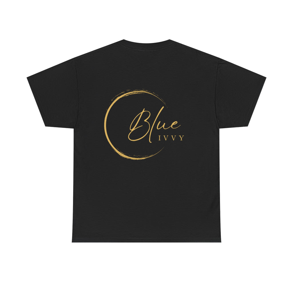 'Blue Ivvy' in Gold Tee