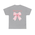 Checkered Bow Cotton Tee