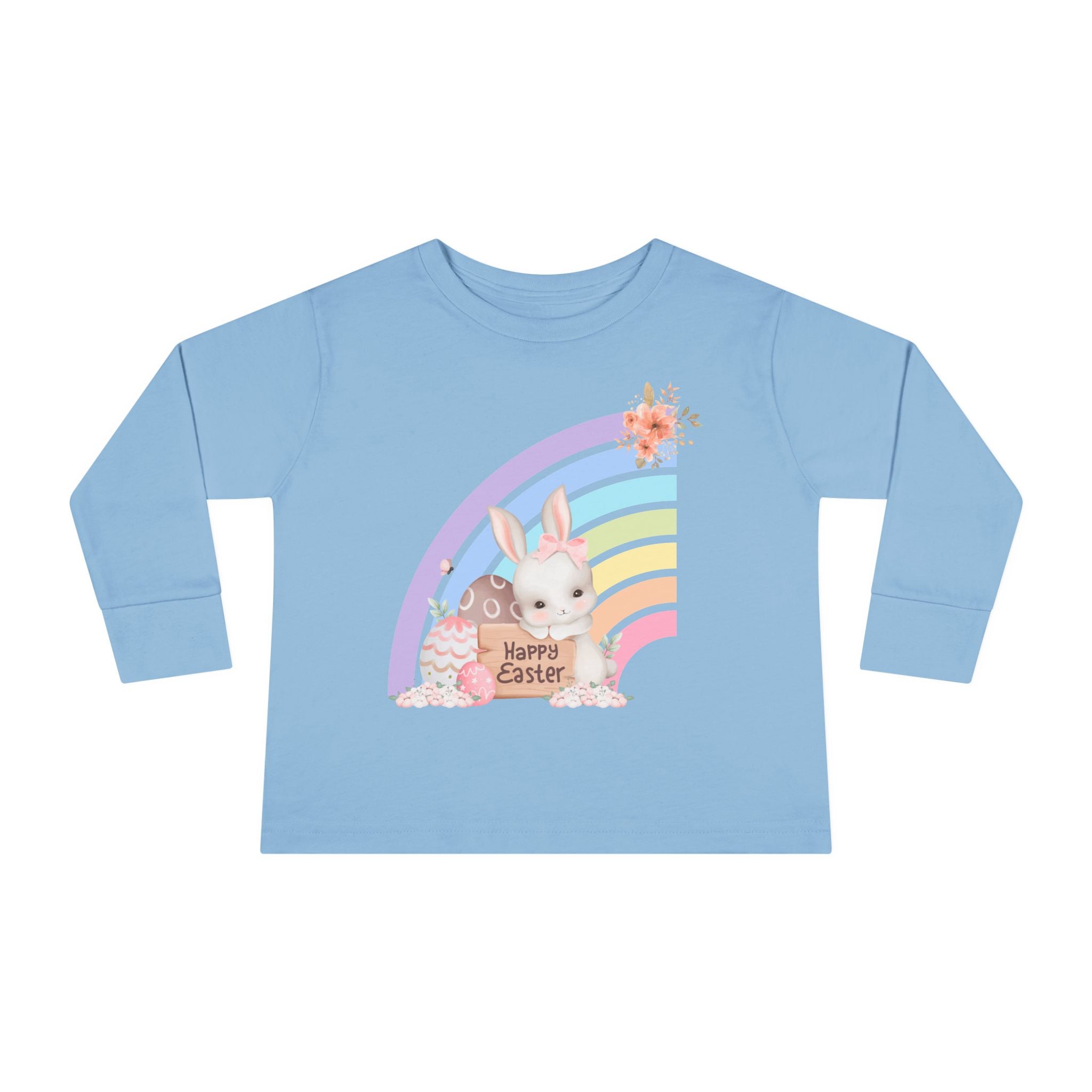 Easter Rainbow Toddler Long Sleeve Tee