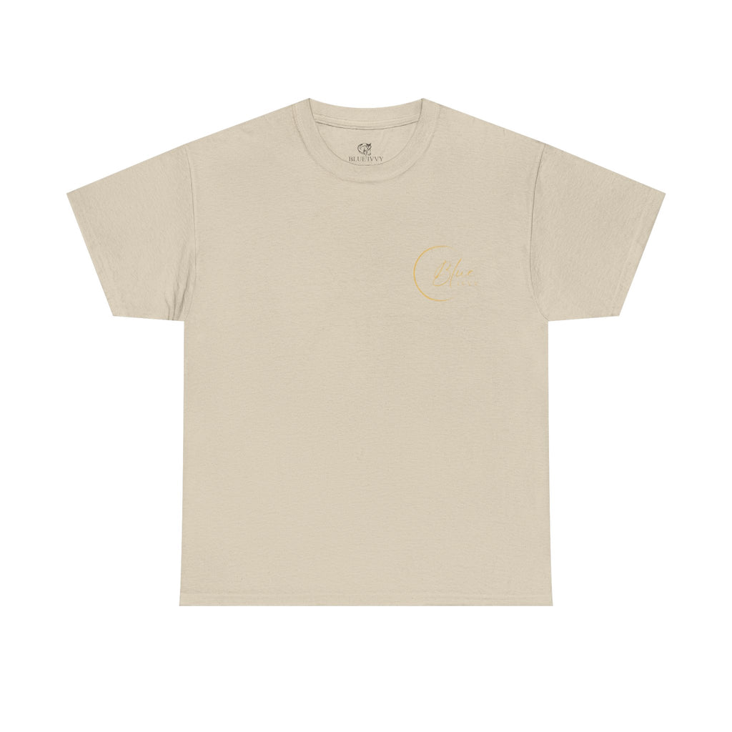 'Blue Ivvy' in Gold Tee