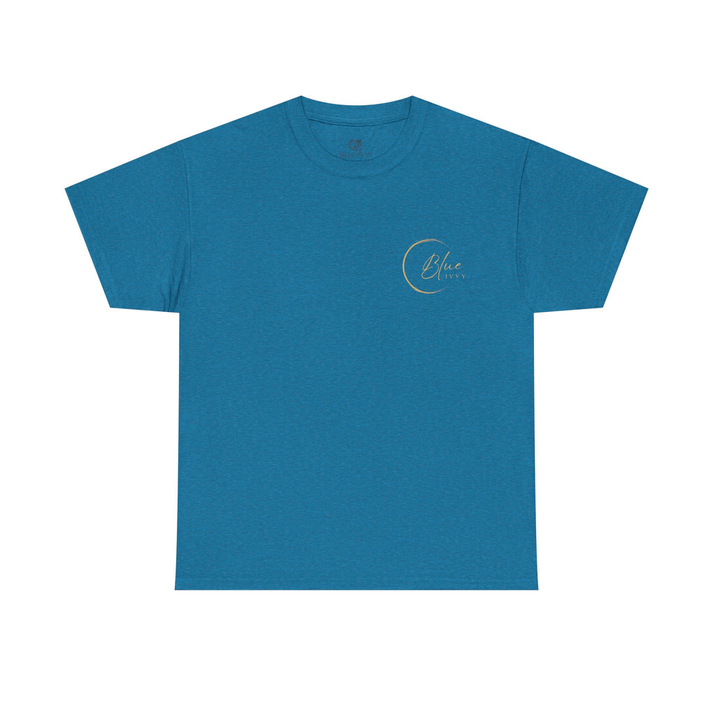 'Blue Ivvy' in Gold Tee