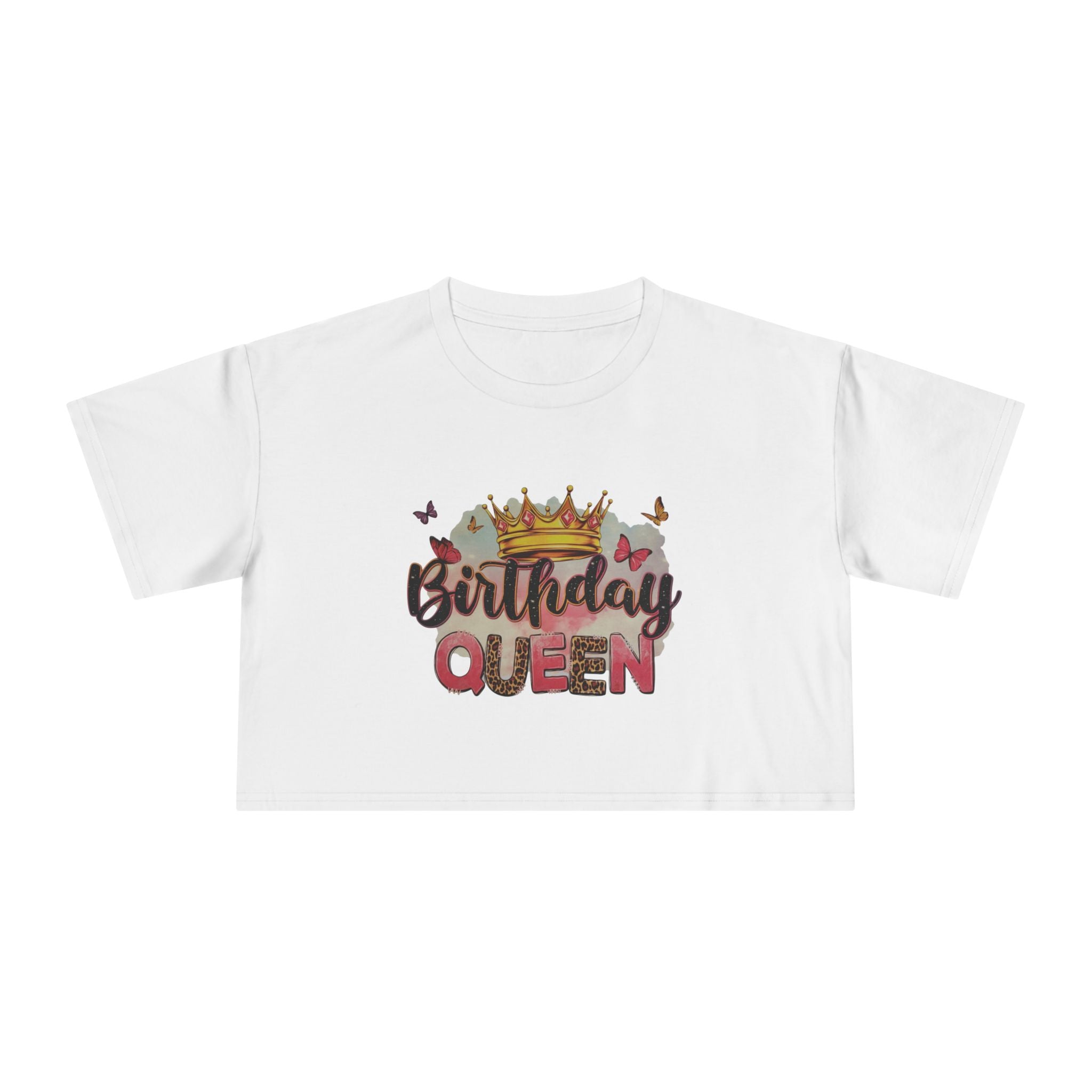 Birthday Queen Crop Tee