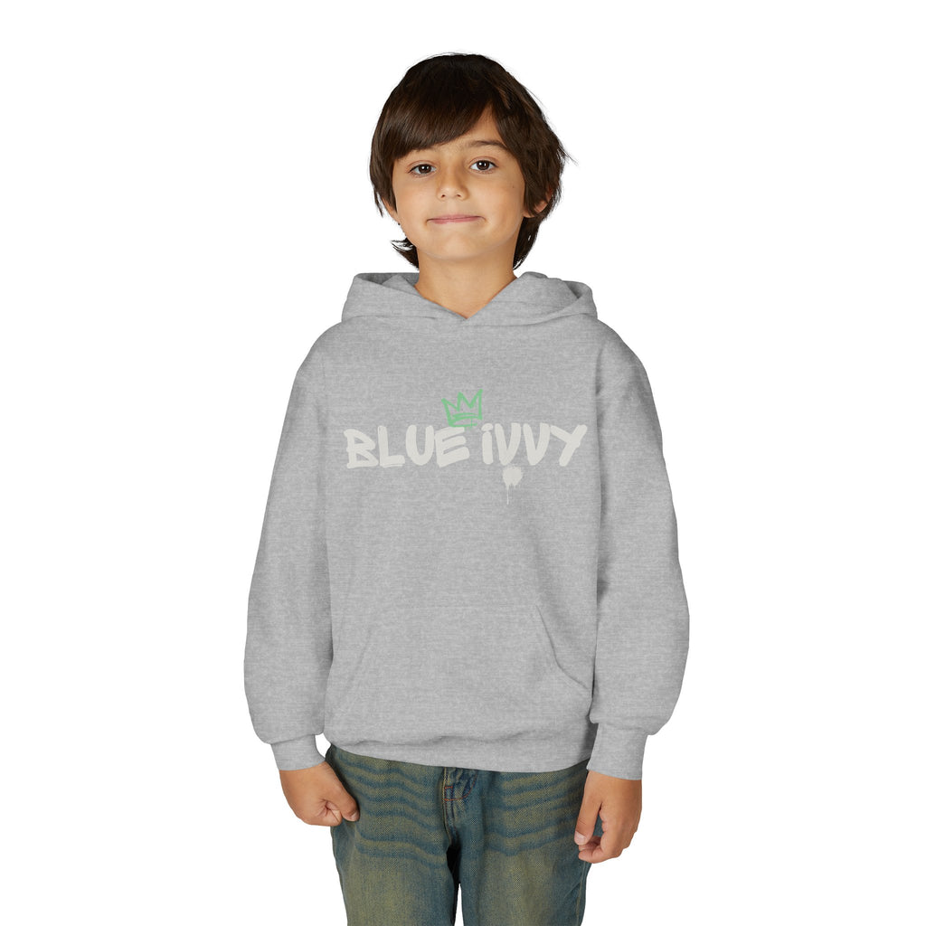 'Blue Ivvy' Crown  Youth Hooded Sweatshirt