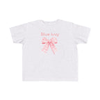 Blue Ivvy Checkered Bow Tee
