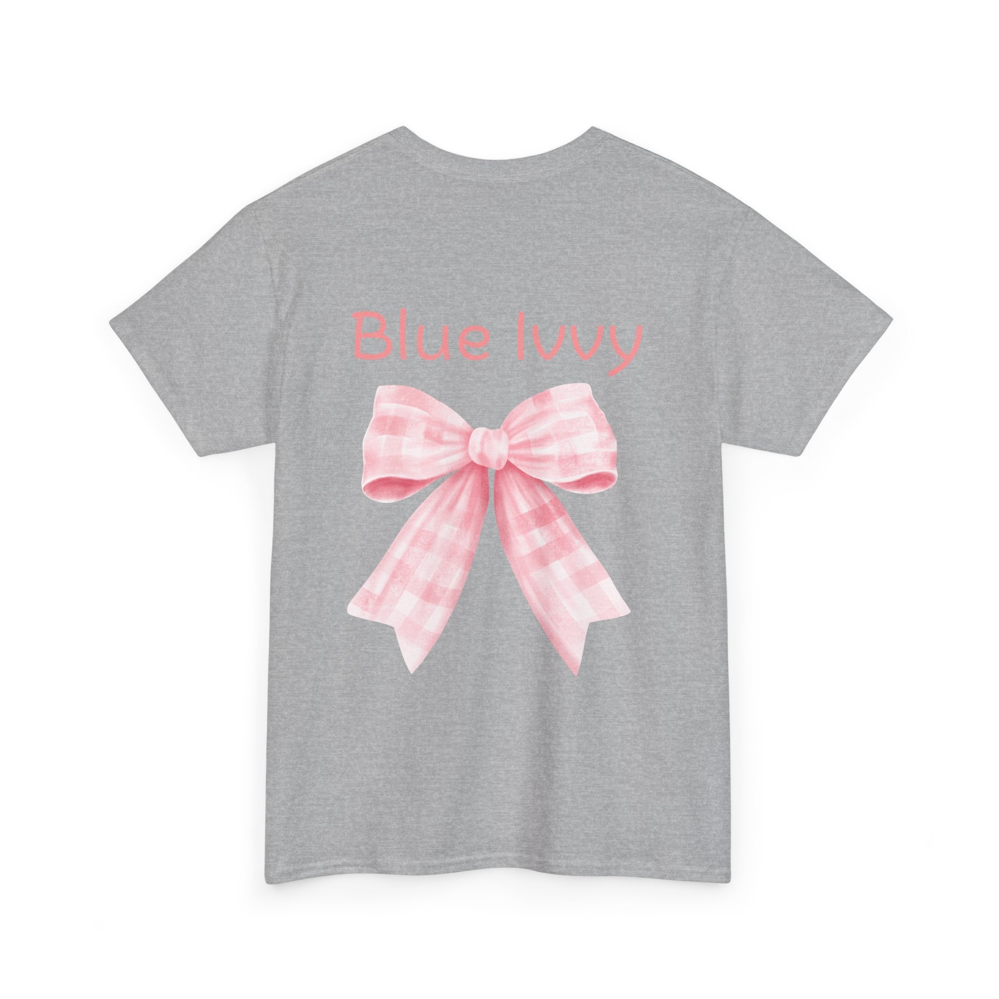Checkered Bow Cotton Tee
