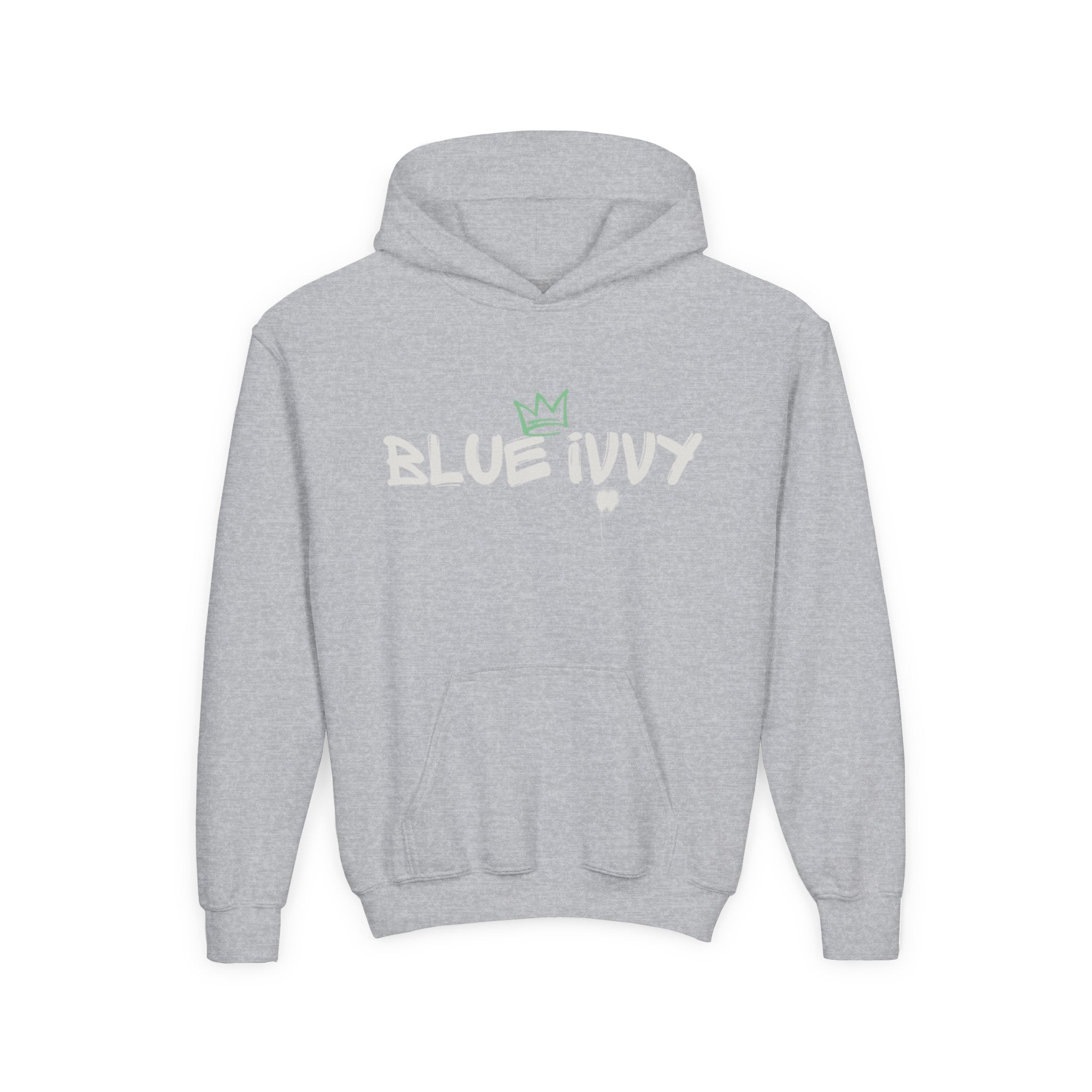 'Blue Ivvy' Crown  Youth Hooded Sweatshirt