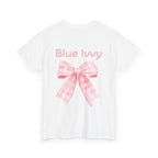 Checkered Bow Cotton Tee