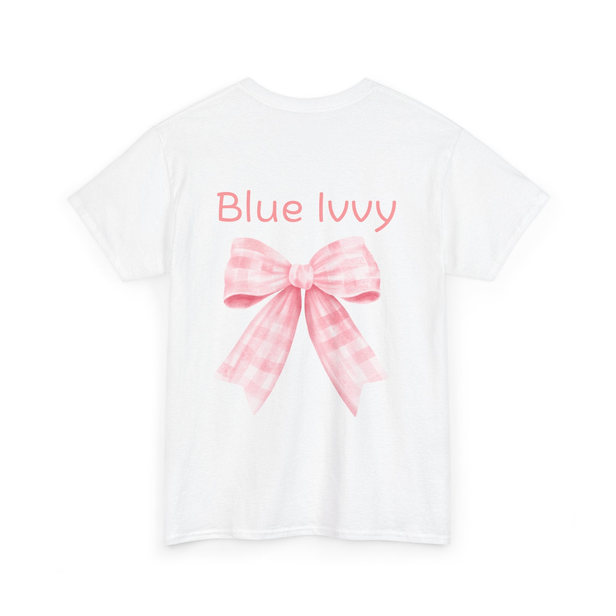 Checkered Bow Cotton Tee