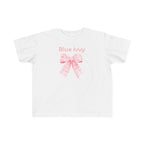 Blue Ivvy Checkered Bow Tee
