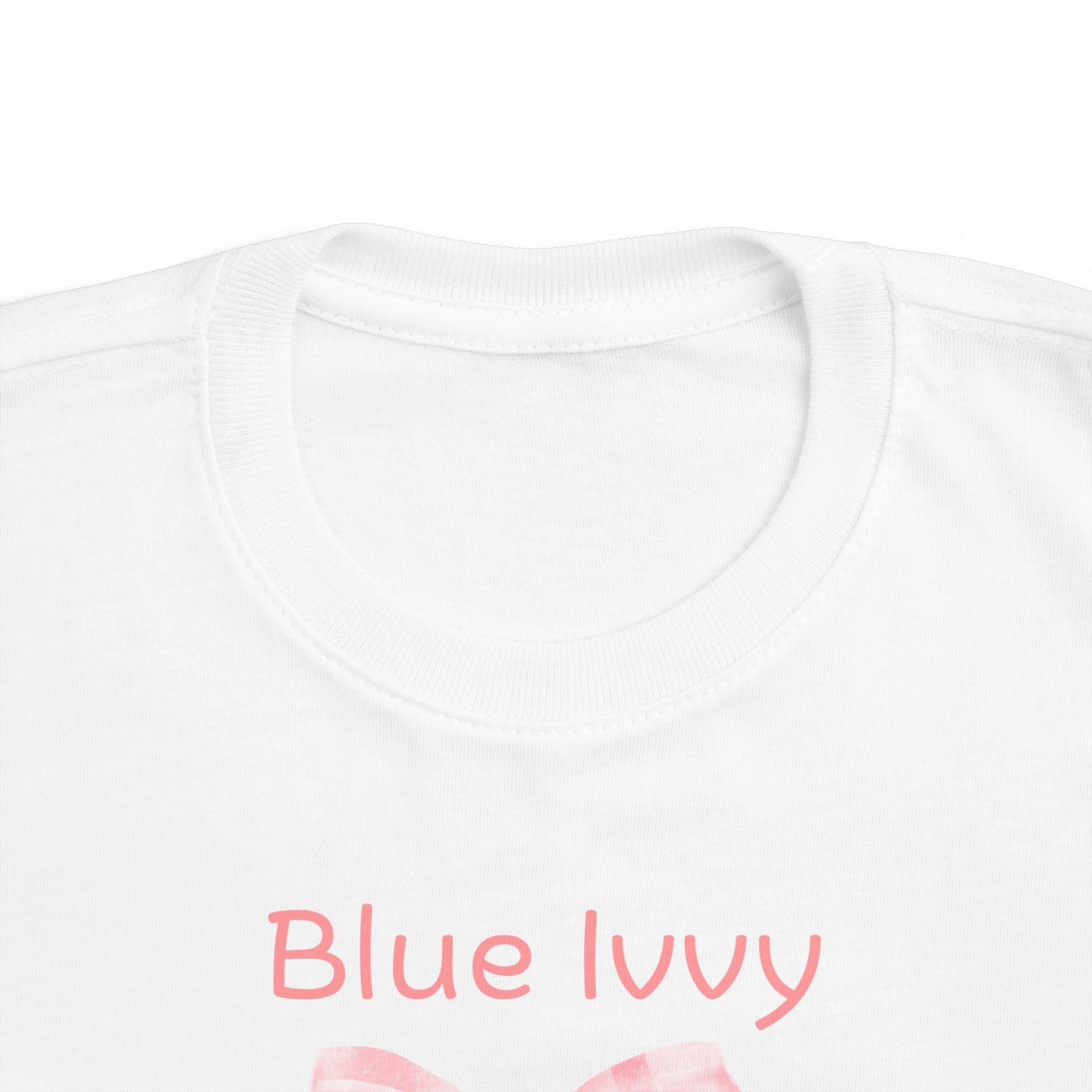 Blue Ivvy Checkered Bow Tee