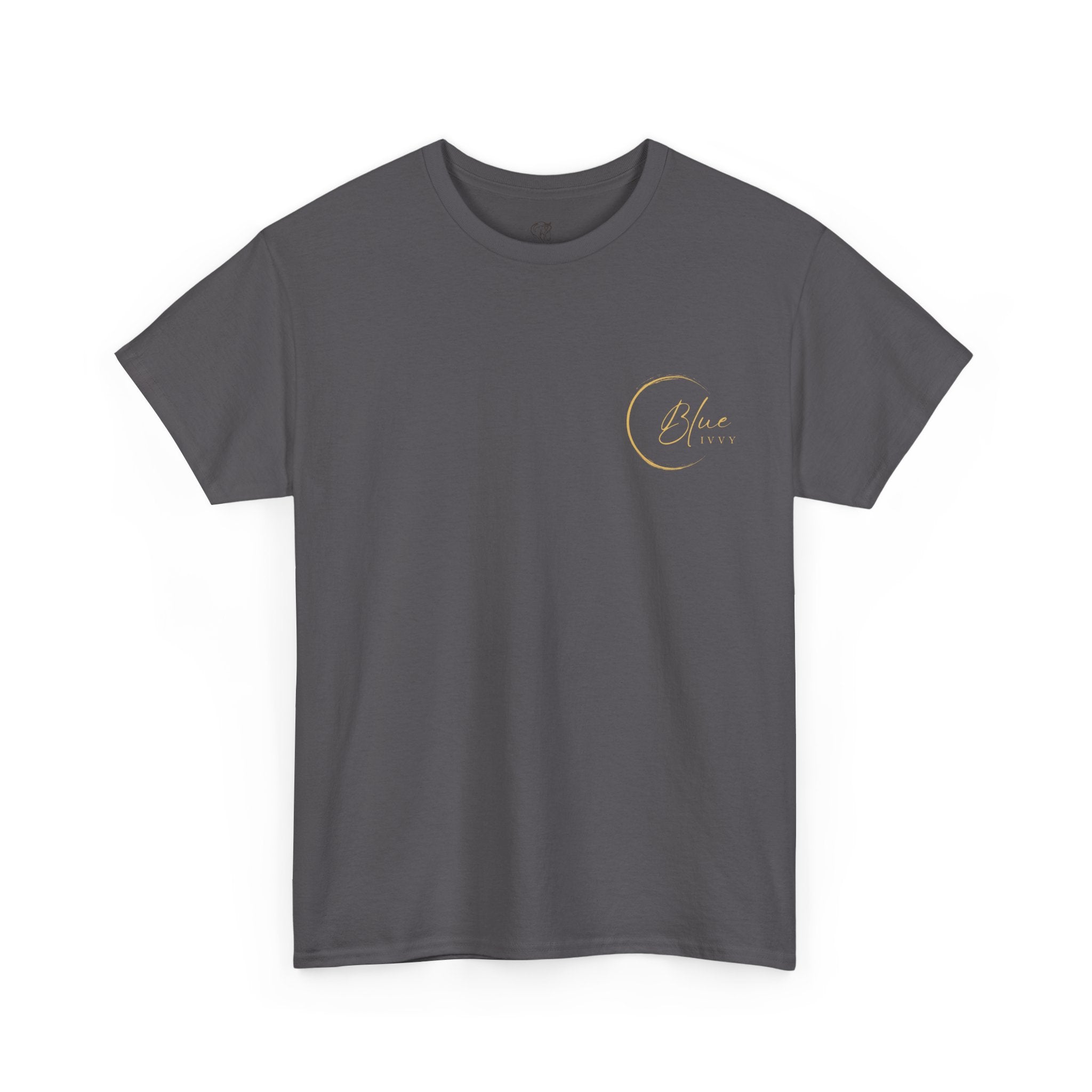 'Blue Ivvy' in Gold Tee