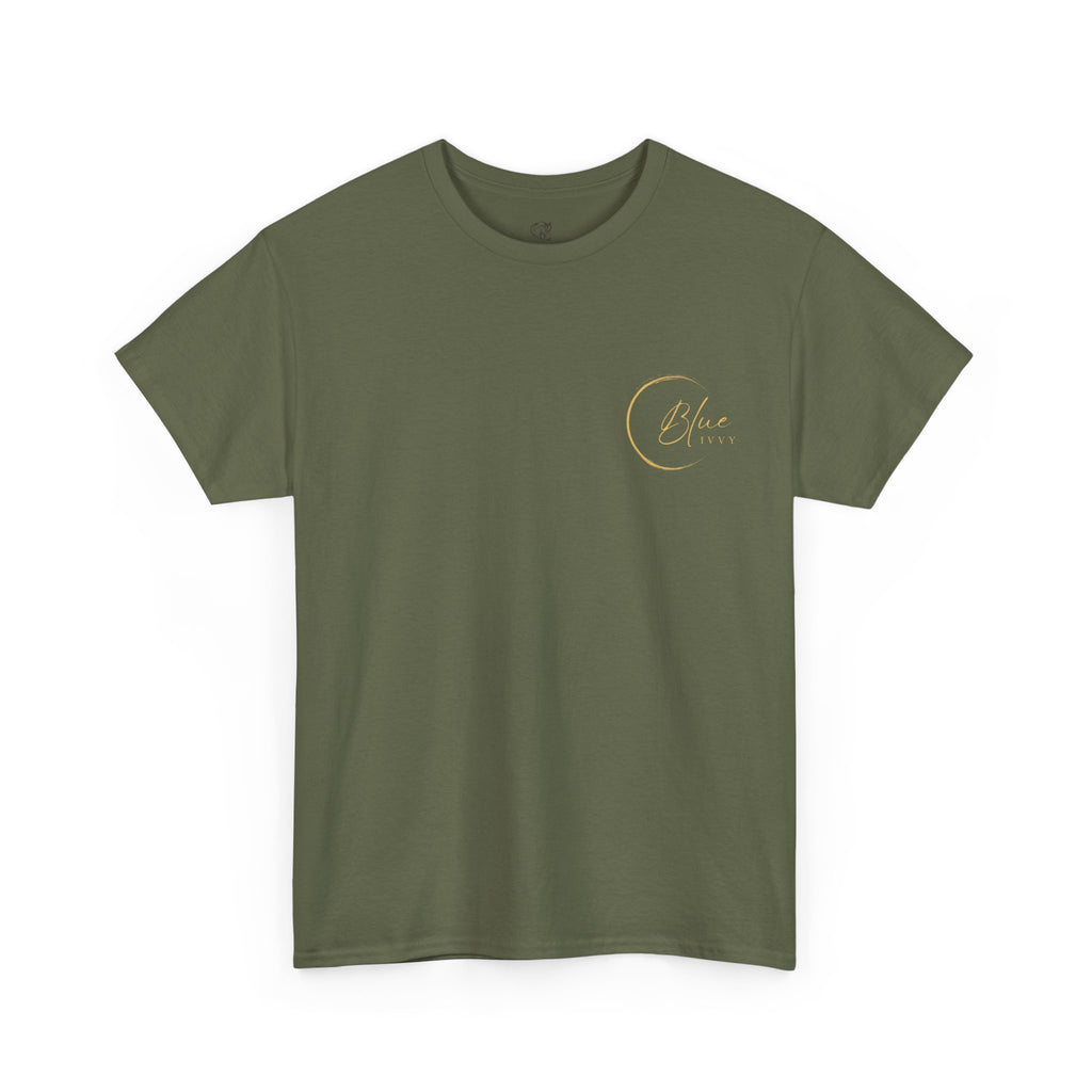 'Blue Ivvy' in Gold Tee
