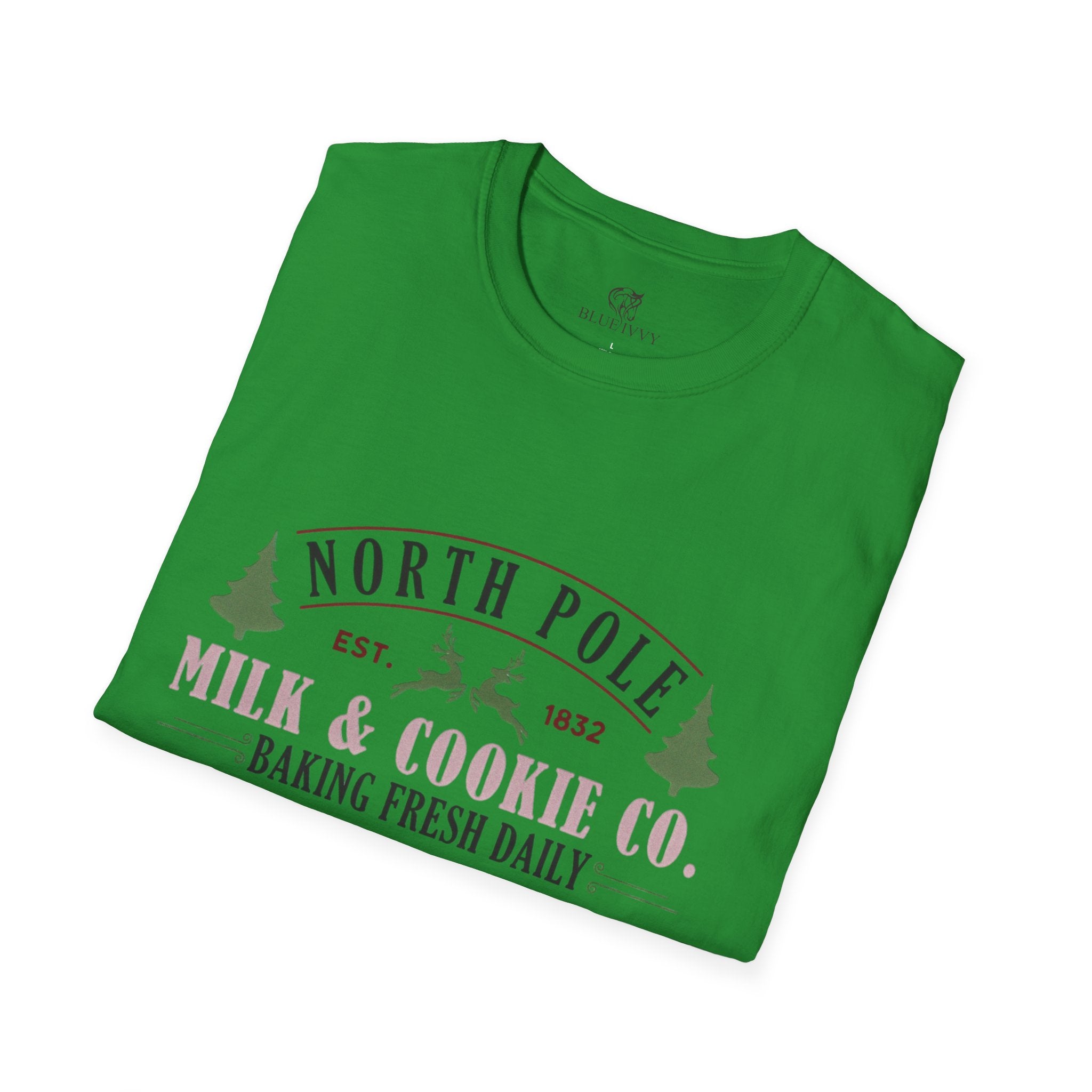 Milk and Cookies Christmas Tee