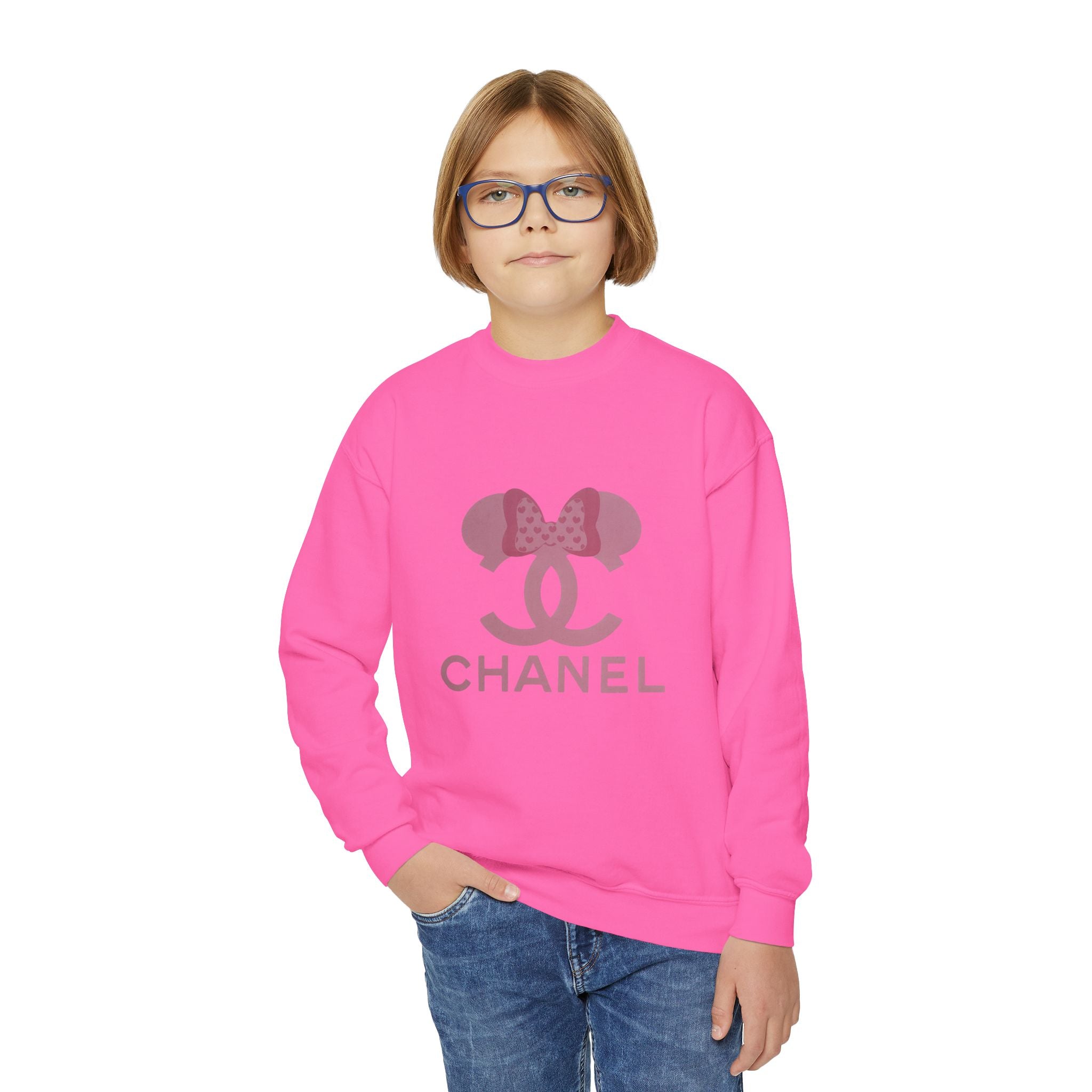 Youth Minnie Mouse Chanel Sweatshirt