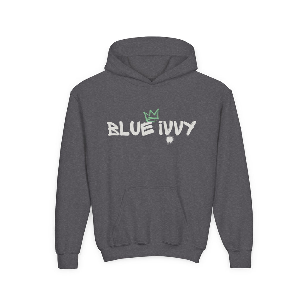 'Blue Ivvy' Crown  Youth Hooded Sweatshirt