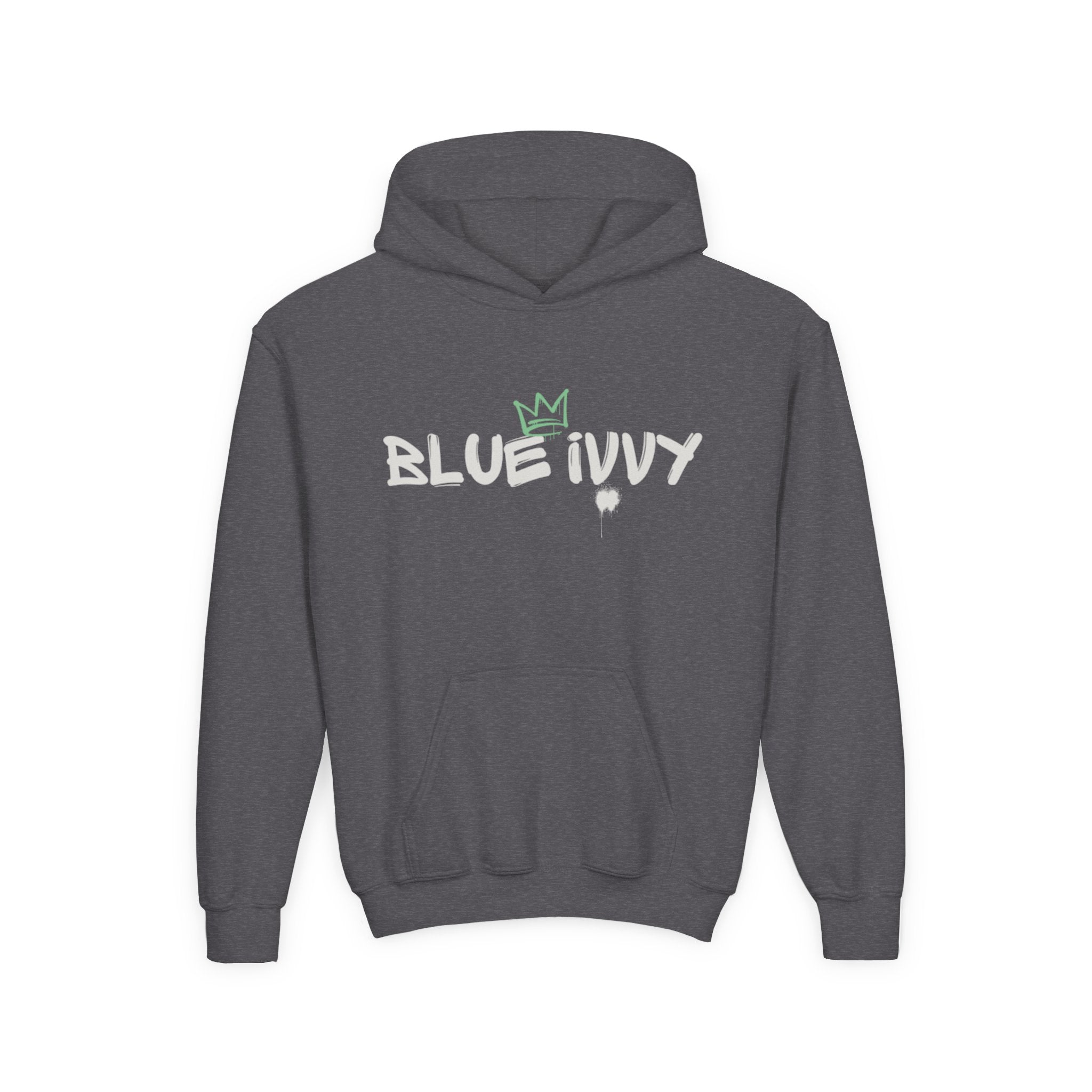 'Blue Ivvy' Crown  Youth Hooded Sweatshirt