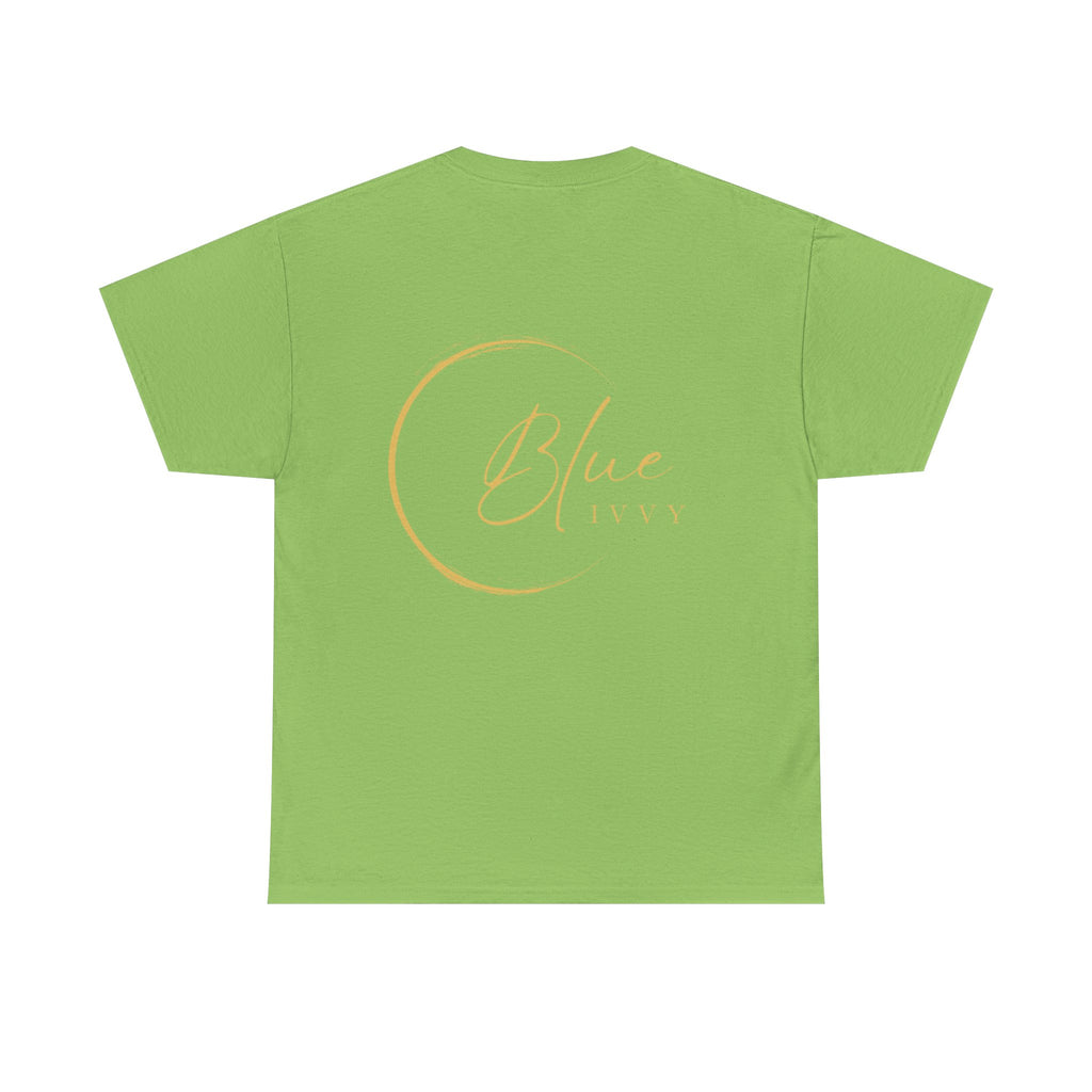 'Blue Ivvy' in Gold Tee